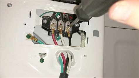 electrical box in samsung dryer|Samsung dryer plugged in.